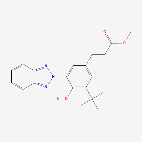 Methyl 3-(3-(2H-benzo[d][1,2,3]triazol-2-yl)-5-(tert-butyl)-4-hydroxyphenyl)propanoate