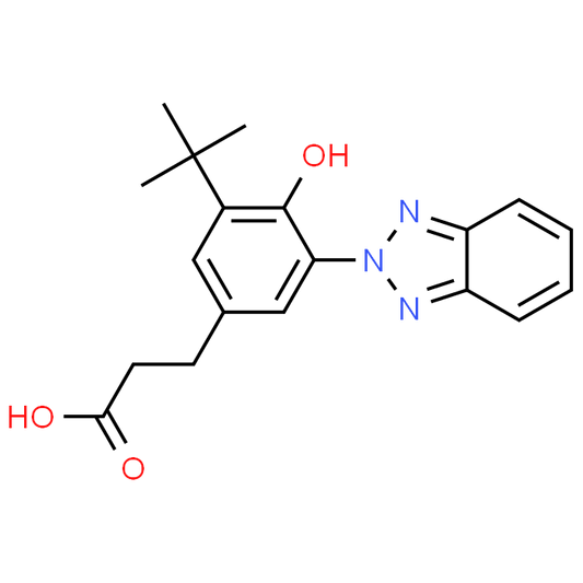 3-(3-(2H-Benzo[d][1,2,3]triazol-2-yl)-5-(tert-butyl)-4-hydroxyphenyl)propanoic acid