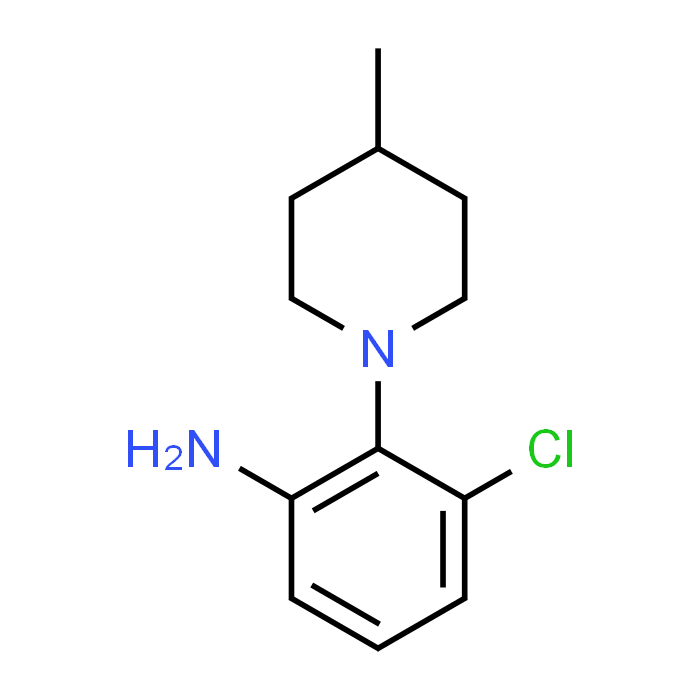 3-Chloro-2-(4-methylpiperidin-1-yl)aniline