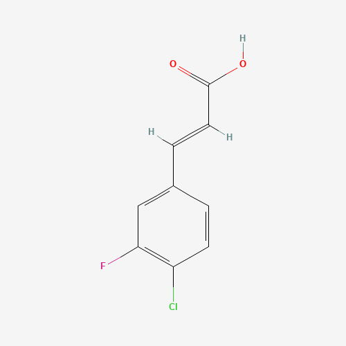 (E)-3-(4-Chloro-3-fluorophenyl)acrylic acid