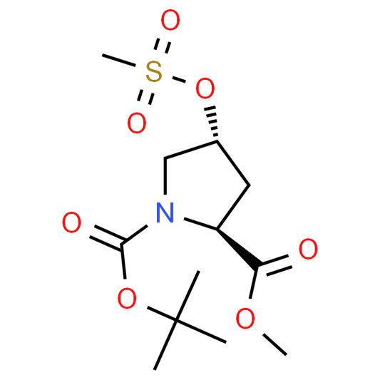 (2S,4R)-1-tert-Butyl 2-methyl 4-((methylsulfonyl)oxy)pyrrolidine-1,2-dicarboxylate