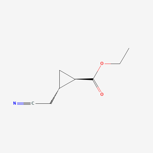 rel-(1R,2S)-Ethyl 2-(cyanomethyl)cyclopropanecarboxylate