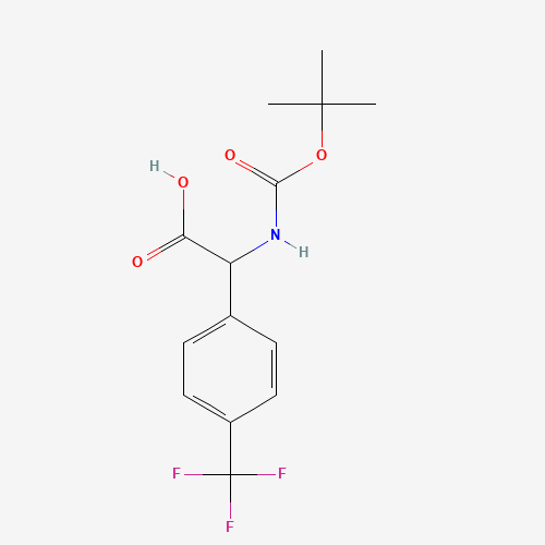N-Boc-2-(4-trifluoromethylphenyl)-DL-glycine