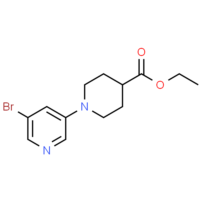 Ethyl 1-(5-bromopyridin-3-yl)piperidine-4-carboxylate