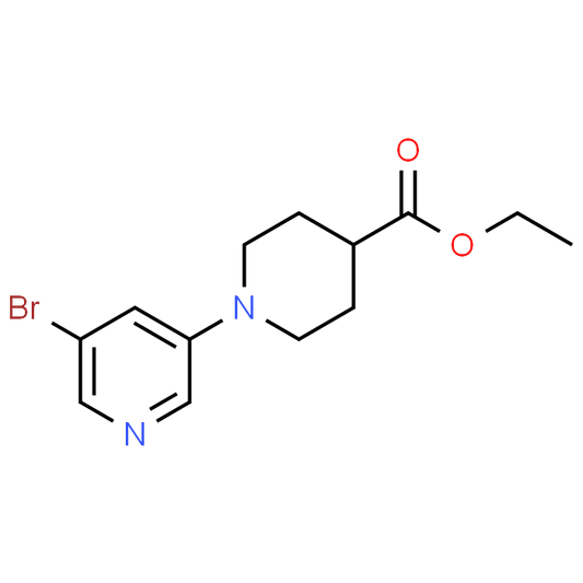 Ethyl 1-(5-bromopyridin-3-yl)piperidine-4-carboxylate