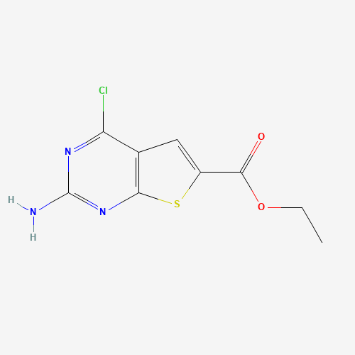 Ethyl 2-amino-4-chlorothieno[2,3-d]pyrimidine-6-carboxylate