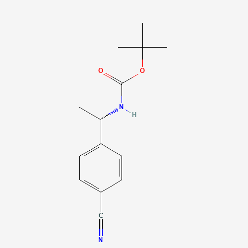 (S)-tert-butyl 1-(4-cyanophenyl)ethylcarbamate