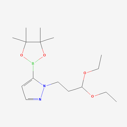 1-(3,3-Diethoxypropyl)-5-(4,4,5,5-tetramethyl-1,3,2-dioxaborolan-2-yl)-1H-pyrazole