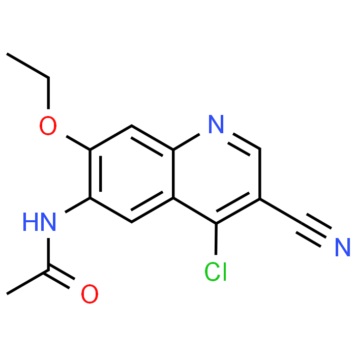 N-(4-Chloro-3-cyano-7-ethoxy-6-quinolinyl)acetamide