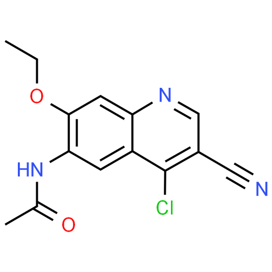 N-(4-Chloro-3-cyano-7-ethoxy-6-quinolinyl)acetamide