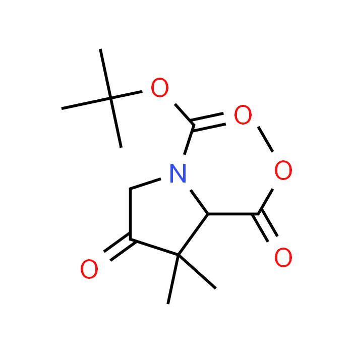 1-tert-Butyl 2-methyl 3,3-dimethyl-4-oxopyrrolidine-1,2-dicarboxylate