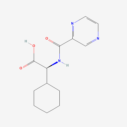 (S)-2-Cyclohexyl-2-(pyrazine-2-carboxamido)acetic acid