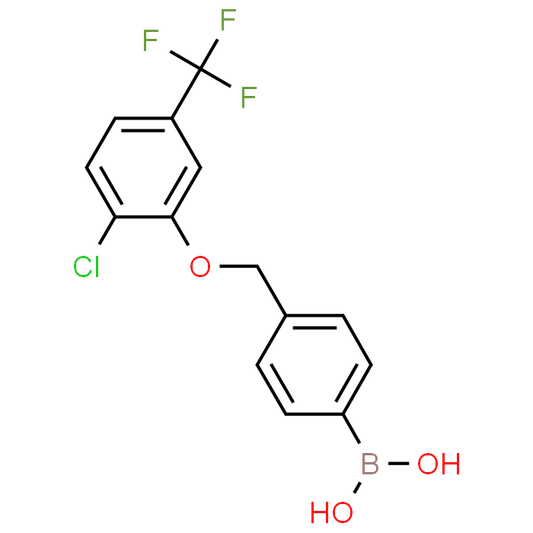 (4-((2-Chloro-5-(trifluoromethyl)phenoxy)methyl)phenyl)boronic acid