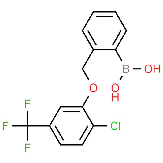 (2-((2-Chloro-5-(trifluoromethyl)phenoxy)methyl)phenyl)boronic acid