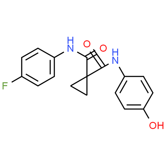 N-(4-Fluorophenyl)-N'-(4-hydroxyphenyl)cyclopropane-1,1-dicarboxamide