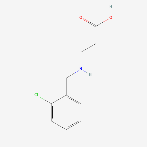 3-{[(2-chlorophenyl)methyl]amino}propanoic acid