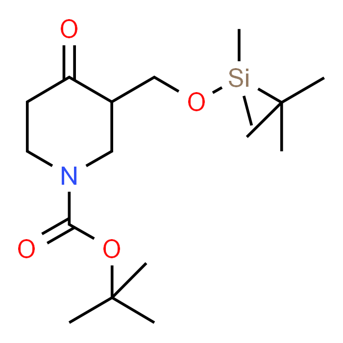 tert-Butyl 3-(((tert-butyldimethylsilyl)oxy)methyl)-4-oxopiperidine-1-carboxylate