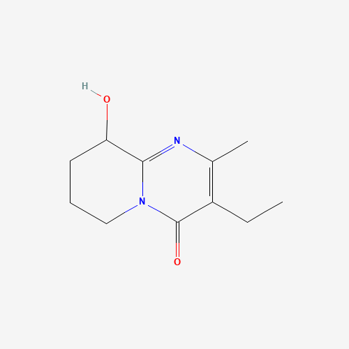 3-Ethyl-9-hydroxy-2-methyl-6,7,8,9-tetrahydro-4H-pyrido[1,2-a]pyrimidin-4-one