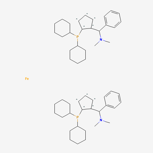 (Rp,Rp)-1,1'-Bis(dicyclohexylphosphino)-2,2'-bis[(S)-α-(dimethylamino)benzyl]ferrocene