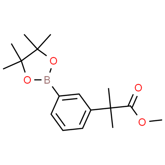 Methyl 2-methyl-2-(3-(4,4,5,5-tetramethyl-1,3,2-dioxaborolan-2-yl)phenyl)propanoate