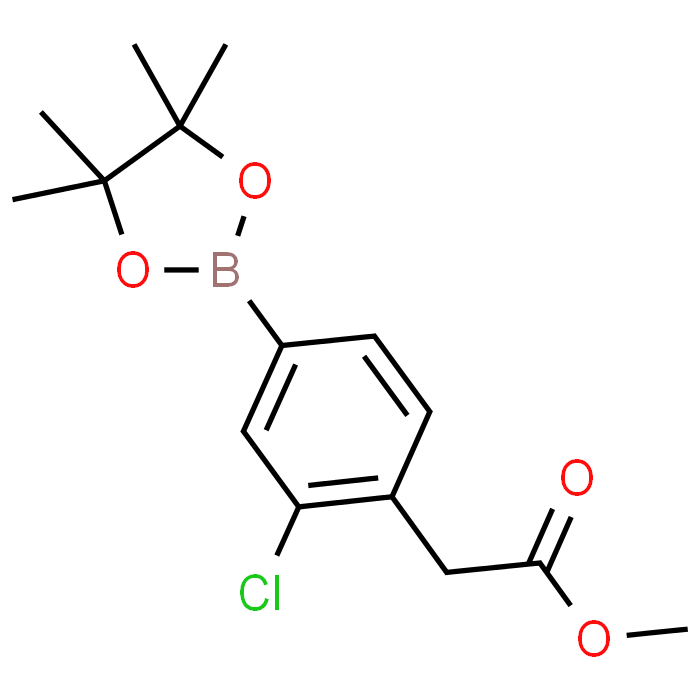 Methyl 2-(2-chloro-4-(4,4,5,5-tetramethyl-1,3,2-dioxaborolan-2-yl)phenyl)acetate