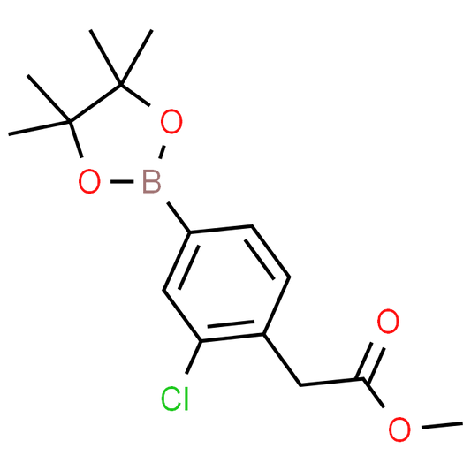 Methyl 2-(2-chloro-4-(4,4,5,5-tetramethyl-1,3,2-dioxaborolan-2-yl)phenyl)acetate