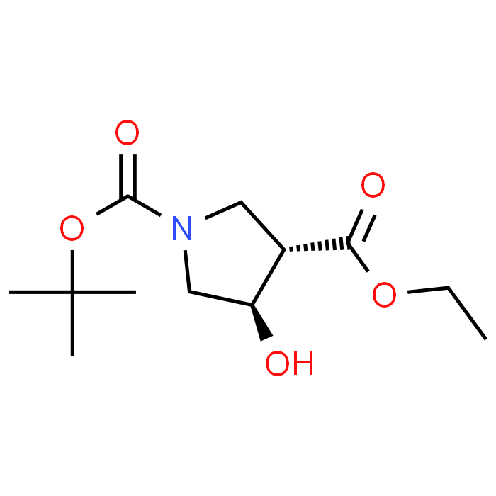 trans-1-tert-Butyl 3-ethyl 4-hydroxypyrrolidine-1,3-dicarboxylate