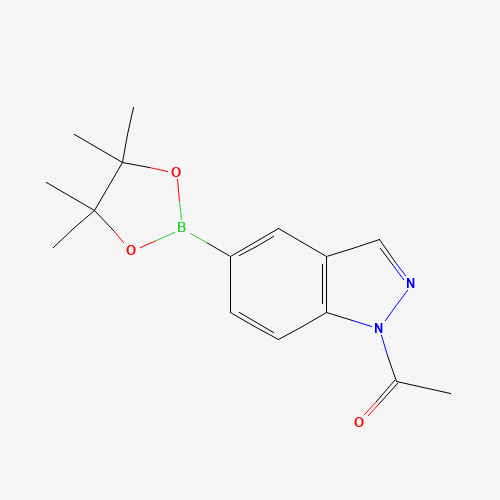 1-(5-(4,4,5,5-Tetramethyl-1,3,2-dioxaborolan-2-yl)-1H-indazol-1-yl)ethanone