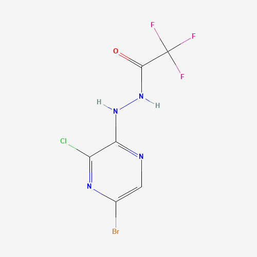 N'-(5-Bromo-3-chloropyrazin-2-yl)-2,2,2-trifluoroacetohydrazide