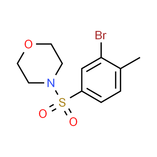 4-((3-Bromo-4-methylphenyl)sulfonyl)morpholine