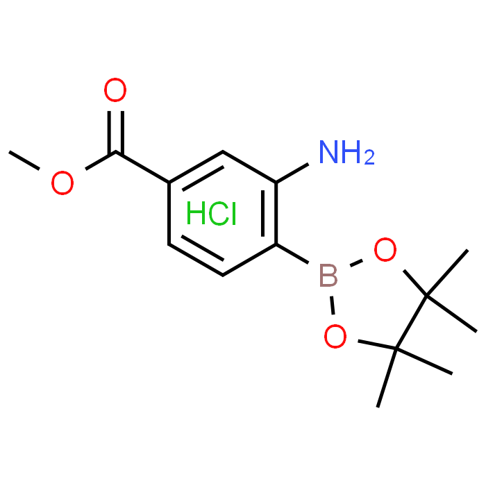 Methyl 3-amino-4-(4,4,5,5-tetramethyl-1,3,2-dioxaborolan-2-yl)benzoate hydrochloride