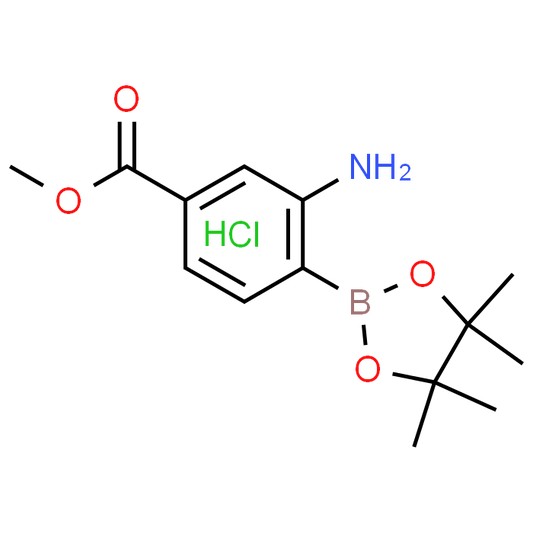 Methyl 3-amino-4-(4,4,5,5-tetramethyl-1,3,2-dioxaborolan-2-yl)benzoate hydrochloride