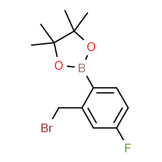 2-(2-(Bromomethyl)-4-fluorophenyl)-4,4,5,5-tetramethyl-1,3,2-dioxaborolane