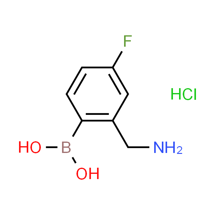 (2-(Aminomethyl)-4-fluorophenyl)boronic acid hydrochloride