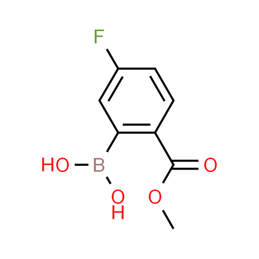 2-Methoxycarbonyl-5-fluorophenylboronic acid