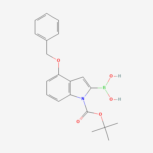 (4-(Benzyloxy)-1-(tert-butoxycarbonyl)-1H-indol-2-yl)boronic acid