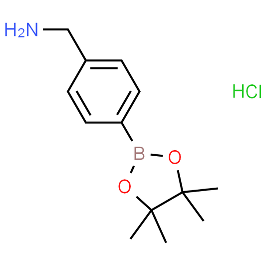 (4-(4,4,5,5-Tetramethyl-1,3,2-dioxaborolan-2-yl)phenyl)methanamine hydrochloride - Achmem
