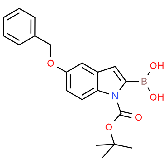 (5-(Benzyloxy)-1-(tert-butoxycarbonyl)-1H-indol-2-yl)boronic acid