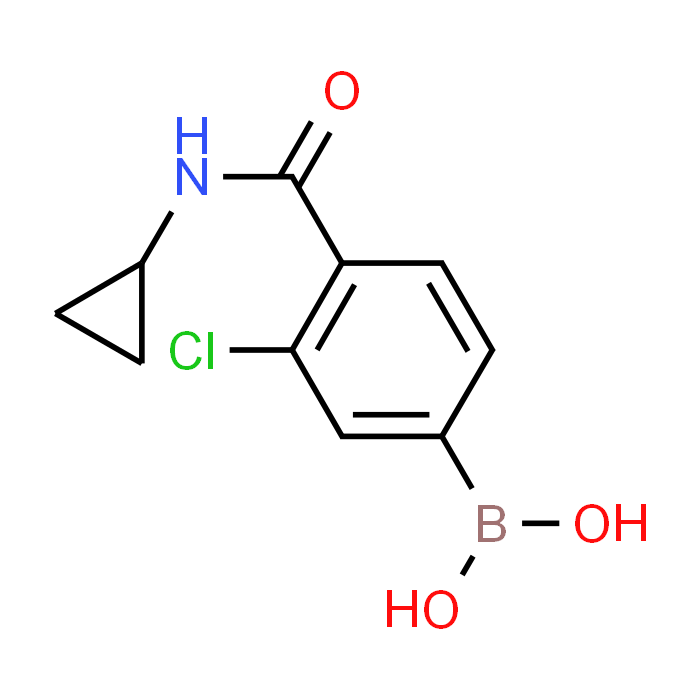 (3-Chloro-4-(cyclopropylcarbamoyl)phenyl)boronic acid