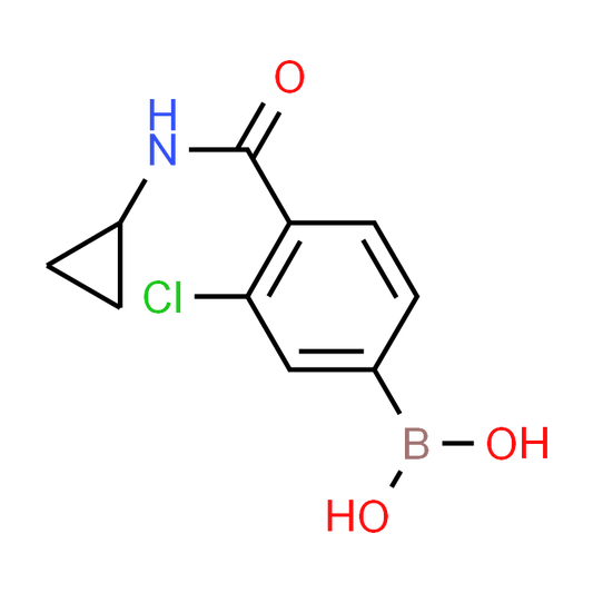 (3-Chloro-4-(cyclopropylcarbamoyl)phenyl)boronic acid