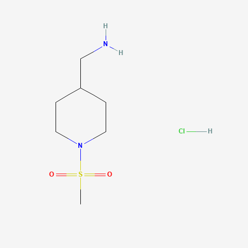(1-(Methylsulfonyl)piperidin-4-yl)methanamine hydrochloride