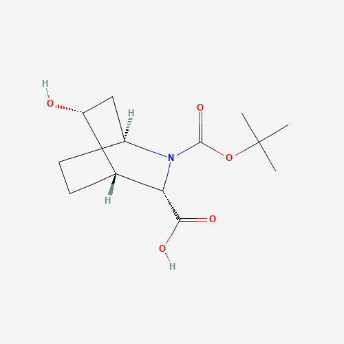 (1S,3S,4S,5R)-2-(tert-Butoxycarbonyl)-5-hydroxy-2-azabicyclo[2.2.2]octane-3-carboxylic acid