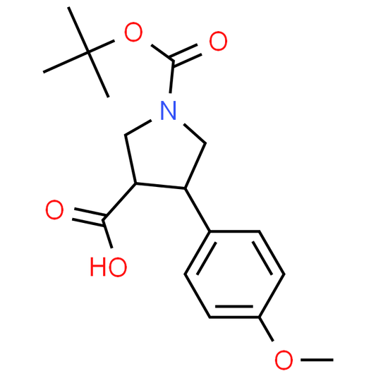 1-(tert-Butoxycarbonyl)-4-(4-methoxyphenyl)pyrrolidine-3-carboxylic acid