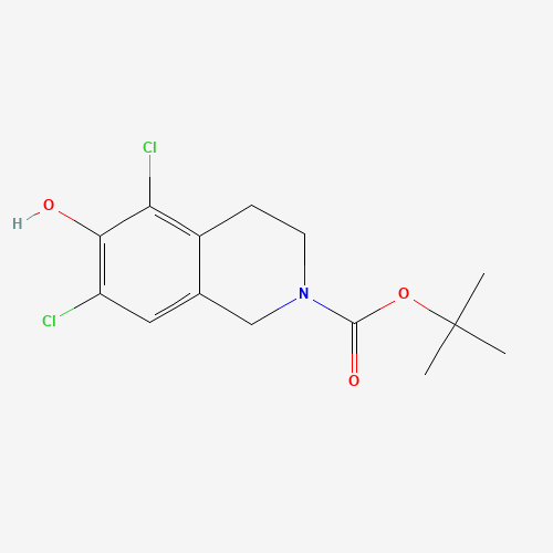tert-Butyl 5,7-dichloro-6-hydroxy-3,4-dihydroisoquinoline-2(1H)-carboxylate