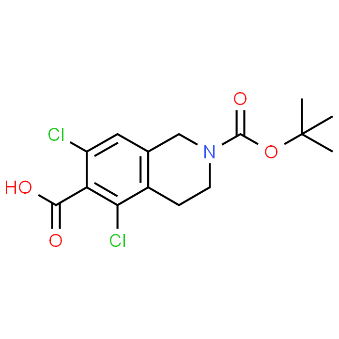 2-(tert-Butoxycarbonyl)-5,7-dichloro-1,2,3,4-tetrahydroisoquinoline-6-carboxylic acid