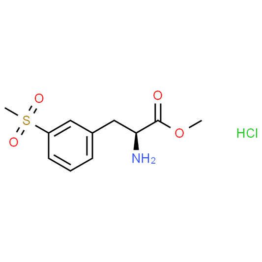 (S)-Methyl 2-amino-3-(3-(methylsulfonyl)phenyl)propanoate hydrochloride