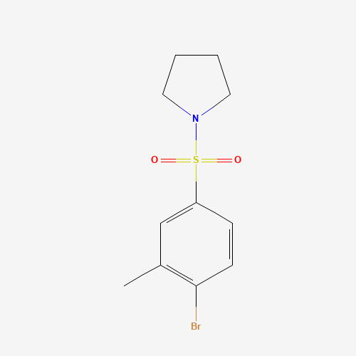 1-((4-Bromo-3-methylphenyl)sulfonyl)pyrrolidine