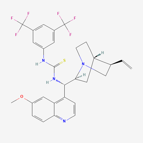 1-(3,5-Bis(trifluoromethyl)phenyl)-3-((S)-(6-methoxyquinolin-4-yl)((1S,2S,4S,5R)-5-vinylquinuclidin-2-yl)methyl)thiourea