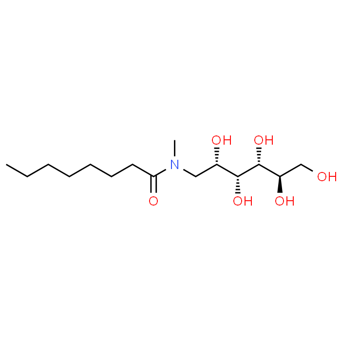 N-Methyl-N-((2S,3R,4R,5R)-2,3,4,5,6-pentahydroxyhexyl)octanamide(Flakes or Chunks)