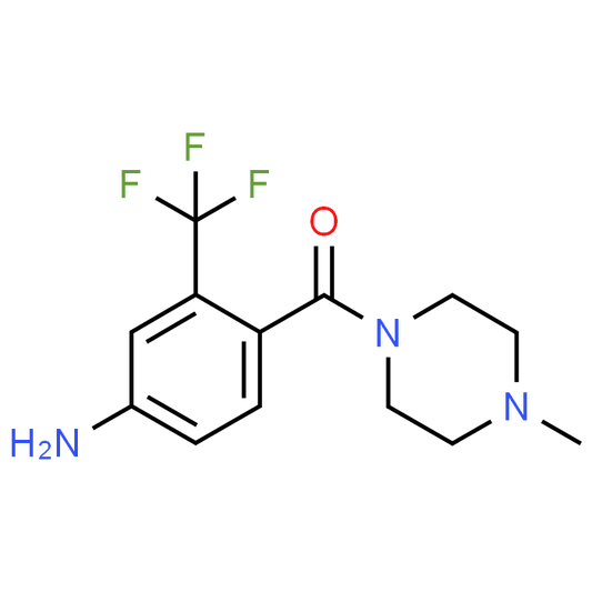 [4-Amino-2-(trifluoromethyl)phenyl](4-methyl-1-piperazinyl)methanone